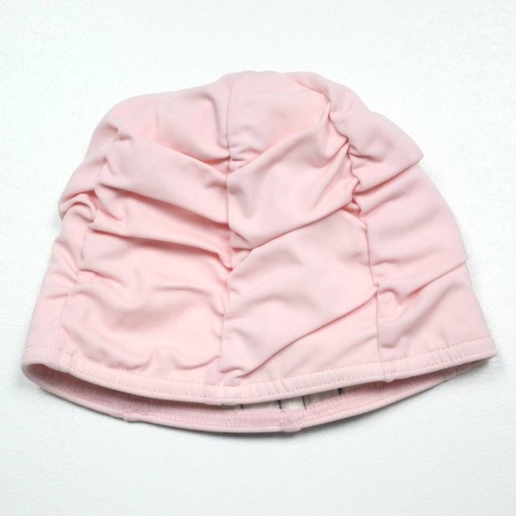 Janie and Jack Pink Swim Cap Sz 12-24m - Picture 2 of 4